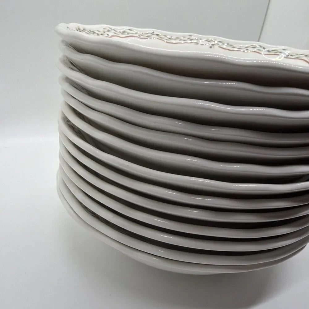SET OF 12 Noritake Casual Gourmet, GOURMET HARVEST 7 3/8